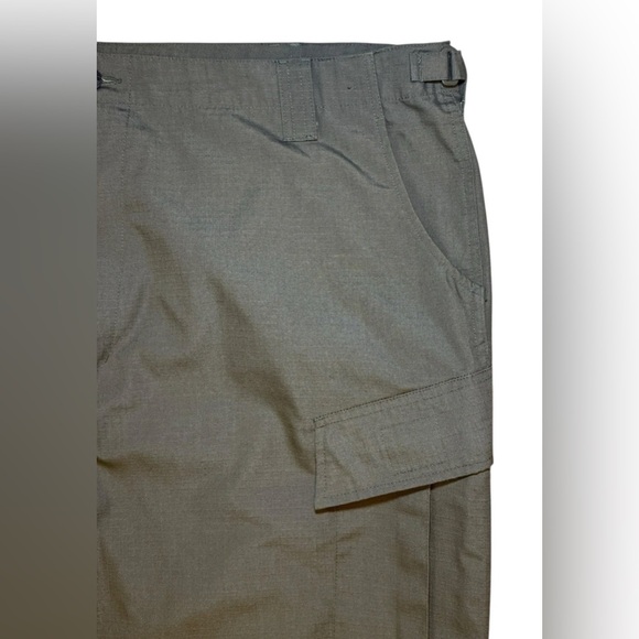 CQR Men's Green Tactical Ripstop Utility Cargo Pants 2XL Adjustable Waist - Picture 5 of 11